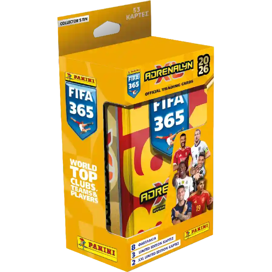 Panini Cards Fifa 365 Adrenalyn 2026 Metal Classic Tin