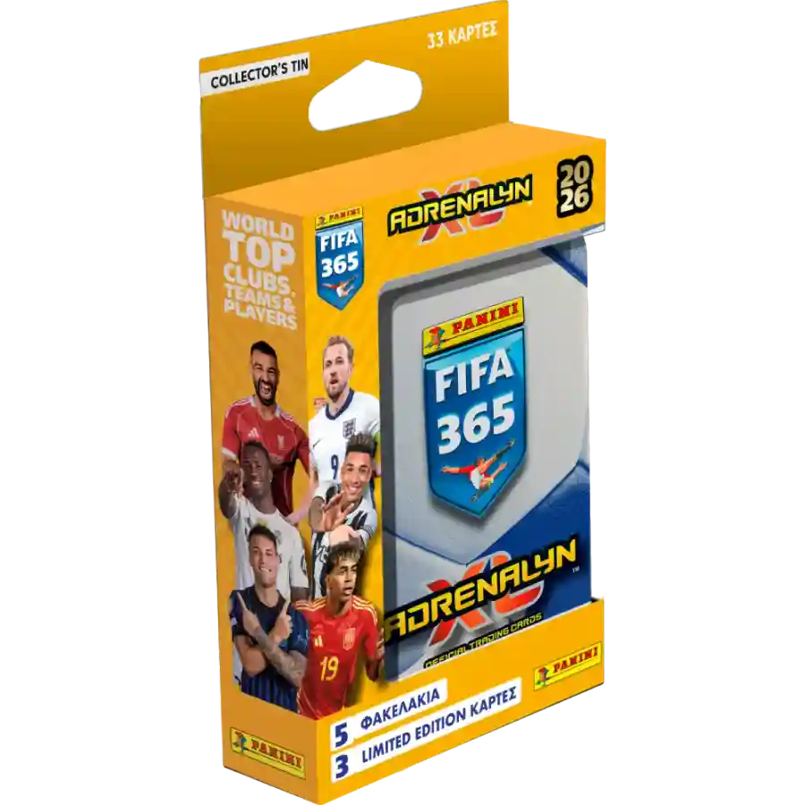 Panini Cards Fifa 365 Adrenalyn 2026 Metal Pocket Tin
